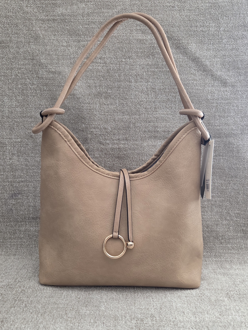 Le Miel Women’s Shoulder Bag with a Hobo Style with Ring Accent